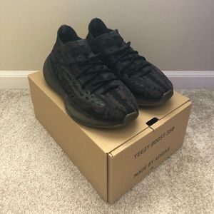 Men’s Yeezy 380 reflective black Yeezys